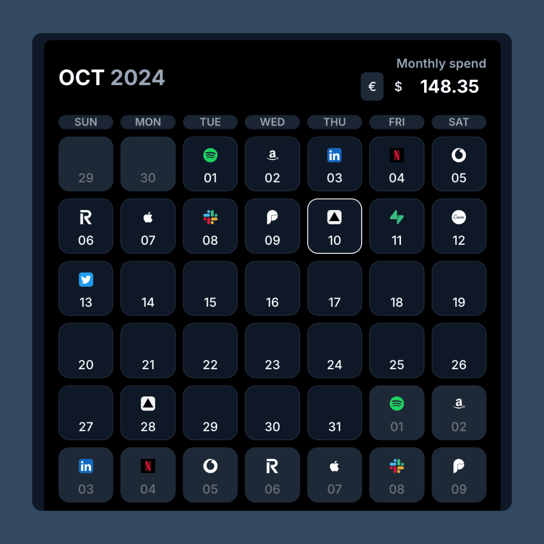 Step: Track Subscriptions